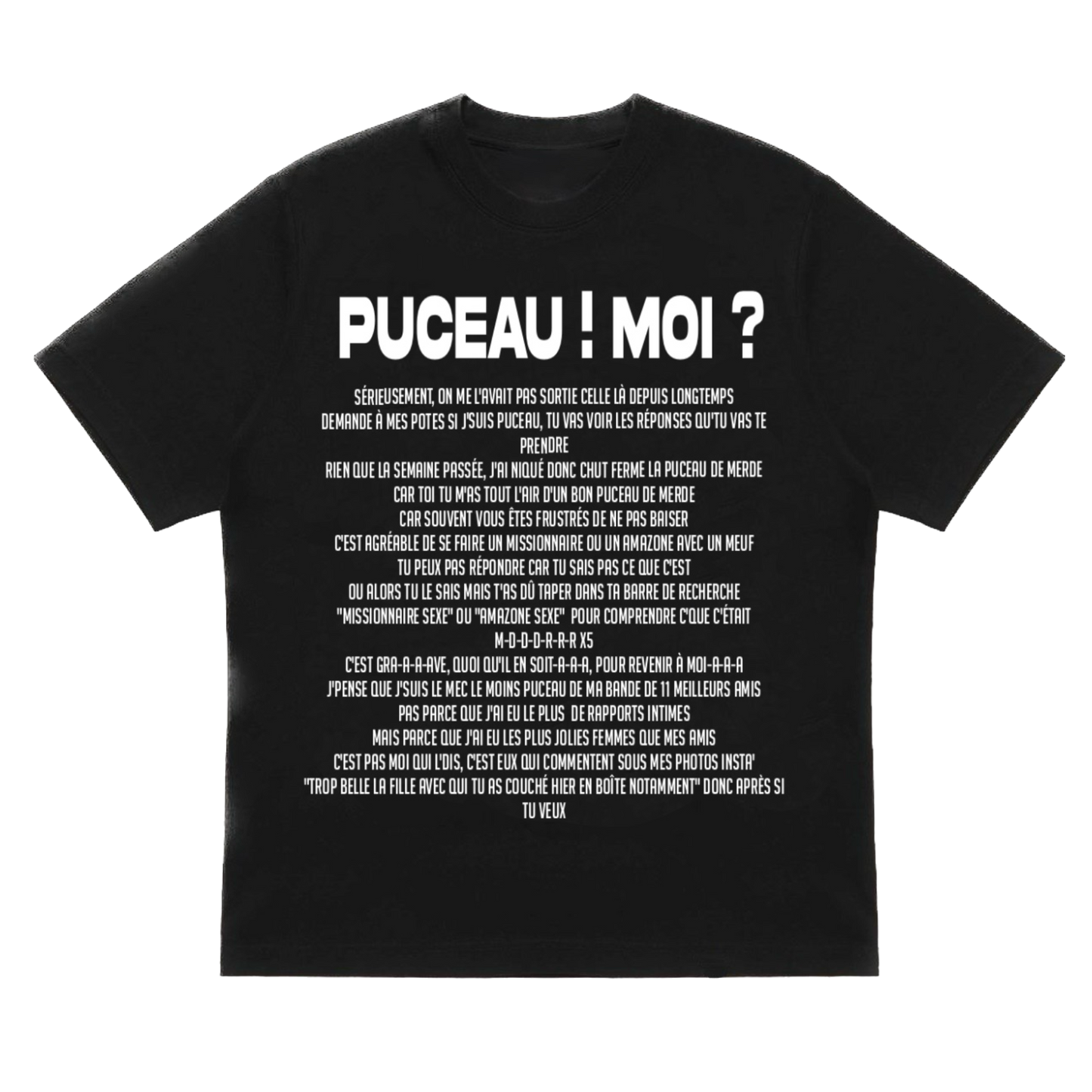 T-shirt moi puceau ?